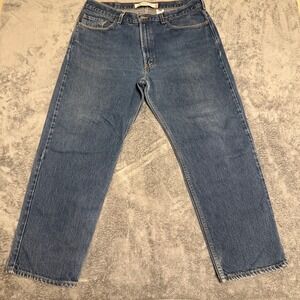 Levi's 550 Relaxed Fit Blue Denim Jeans‎ Men's 38x29